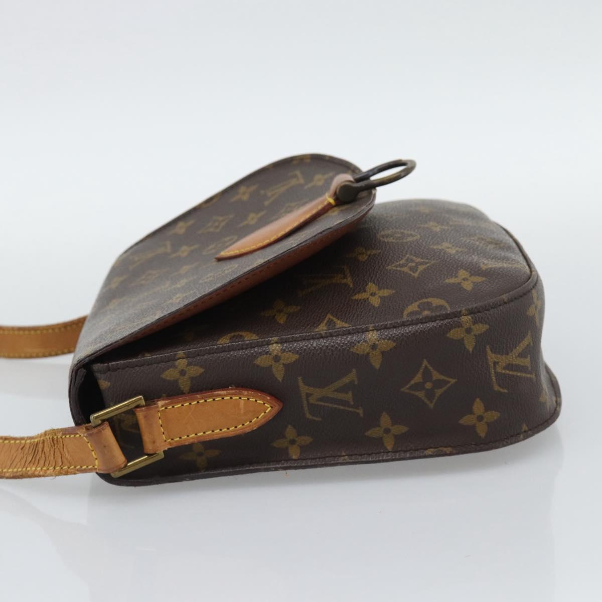 LOUIS VUITTON Monogram Saint Cloud GM Shoulder Bag M51242 LV Auth 194637