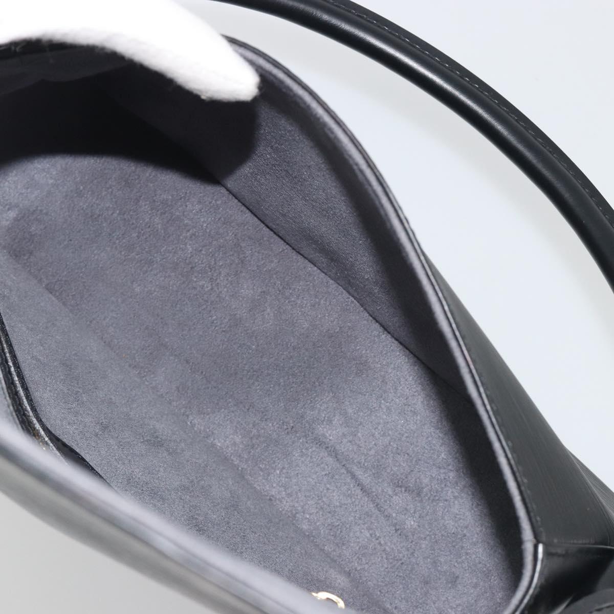 LOUIS VUITTON Epi Mini Looping Shoulder Bag SPO Black LV Auth 194642SM