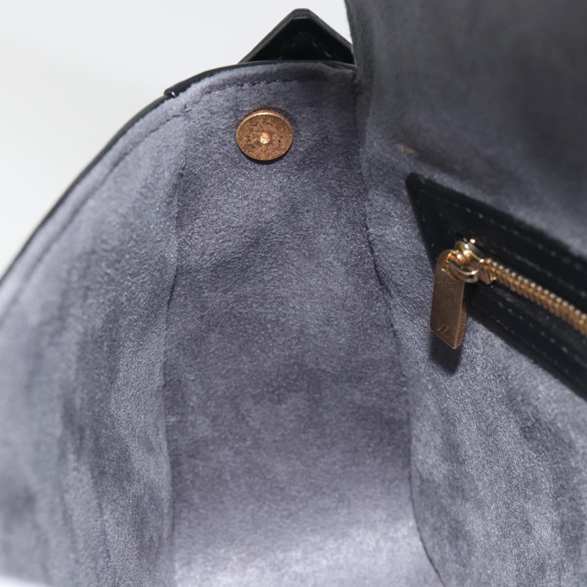 LOUIS VUITTON Epi Mini Looping Shoulder Bag SPO Black LV Auth 194642SM