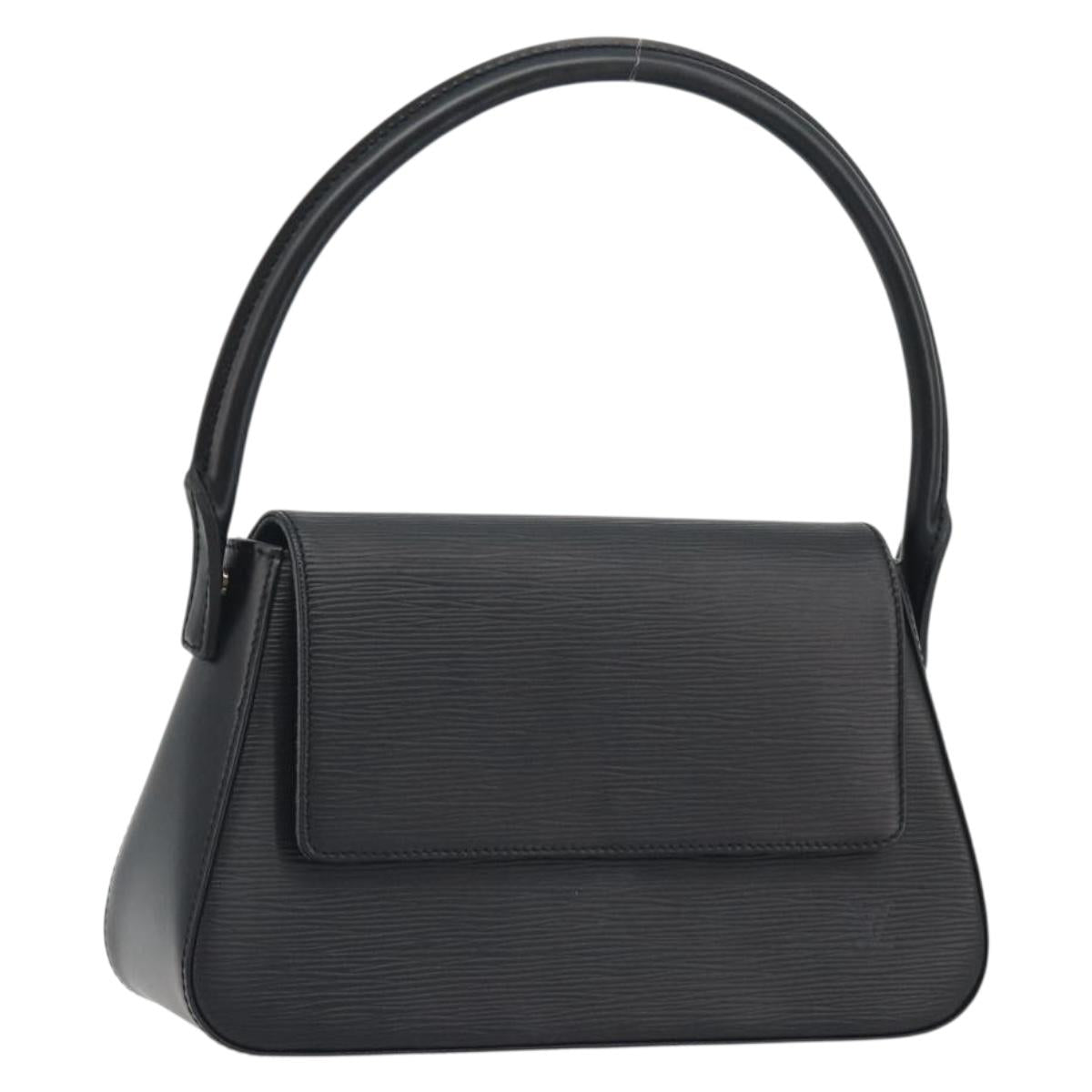 LOUIS VUITTON Epi Mini Looping Shoulder Bag SPO Black LV Auth 194642SM