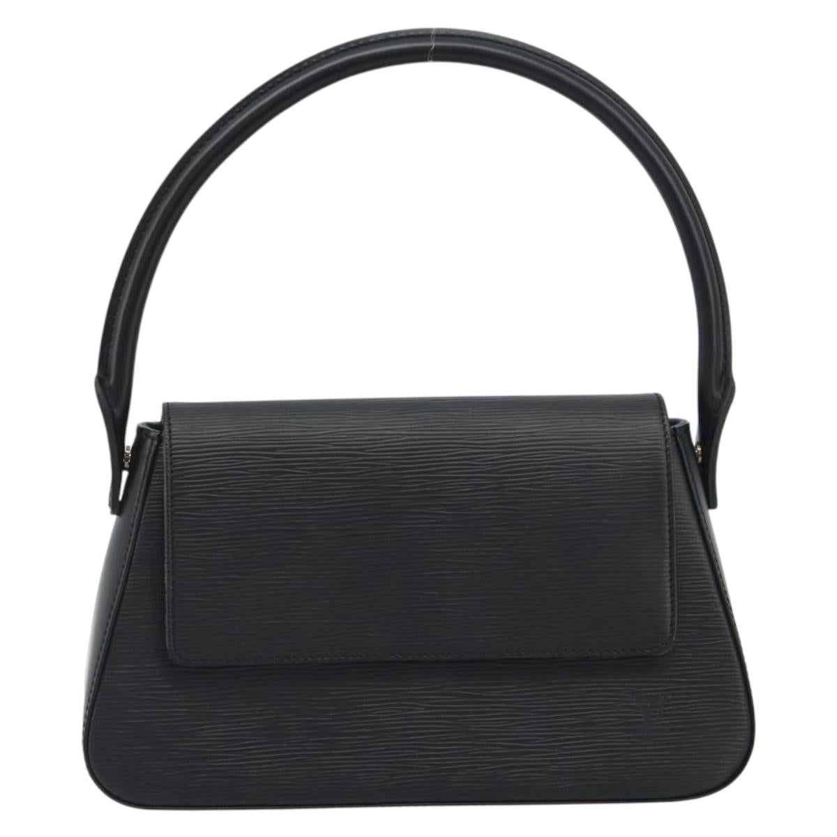 LOUIS VUITTON Epi Mini Looping Shoulder Bag SPO Black LV Auth 194642SM