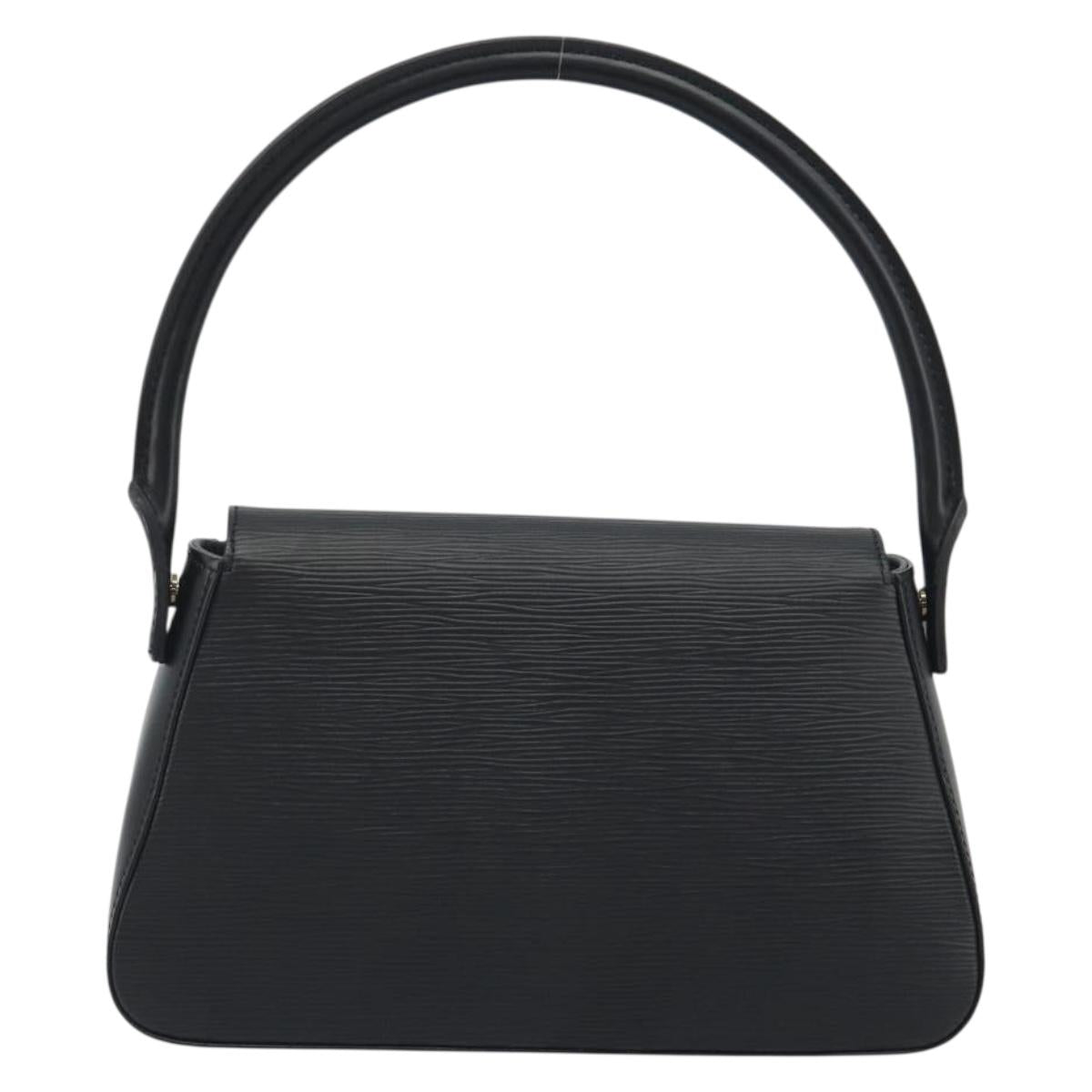 LOUIS VUITTON Epi Mini Looping Shoulder Bag SPO Black LV Auth 194642SM