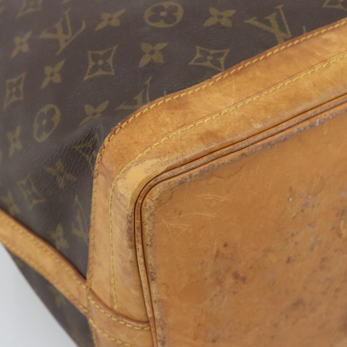 LOUIS VUITTON Monogram Noe Shoulder Bag M42224 LV Auth 194654