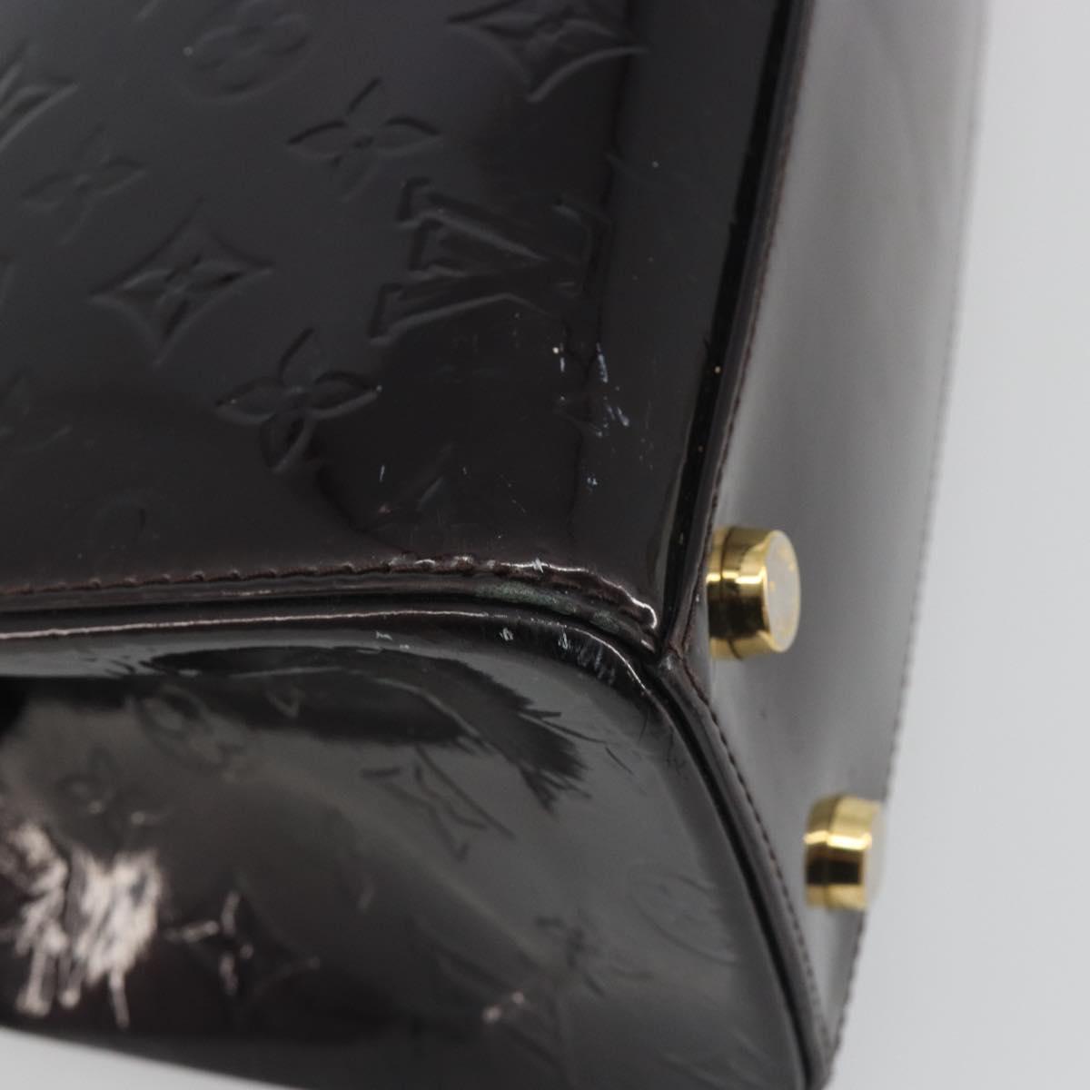 LOUIS VUITTON Monogram Vernis Blair MM Bag 2way Amarante M91619 LV Auth 194675