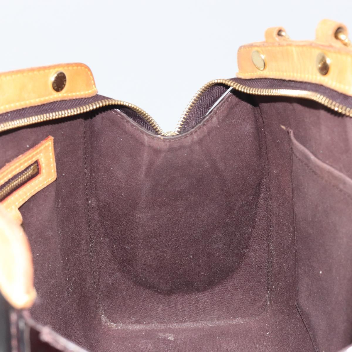 LOUIS VUITTON Monogram Vernis Blair MM Bag 2way Amarante M91619 LV Auth 194675