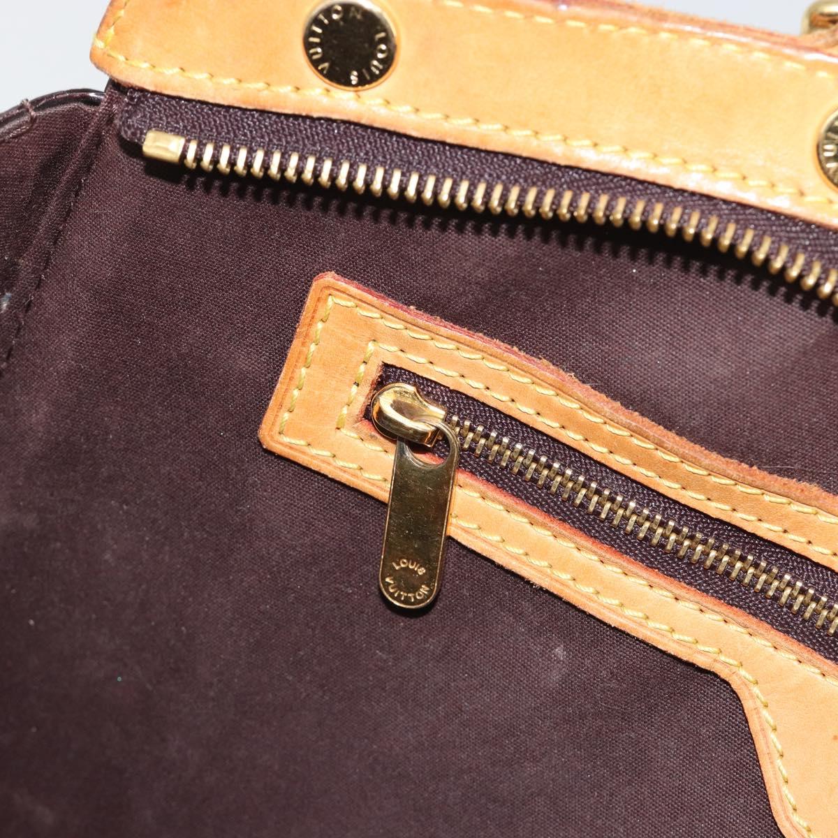 LOUIS VUITTON Monogram Vernis Blair MM Bag 2way Amarante M91619 LV Auth 194675