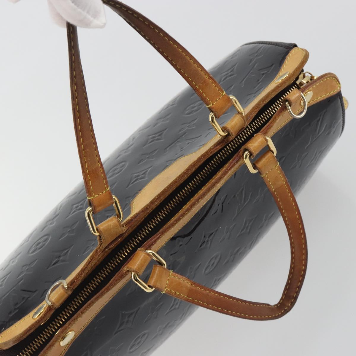 LOUIS VUITTON Monogram Vernis Blair MM Bag 2way Amarante M91619 LV Auth 194675