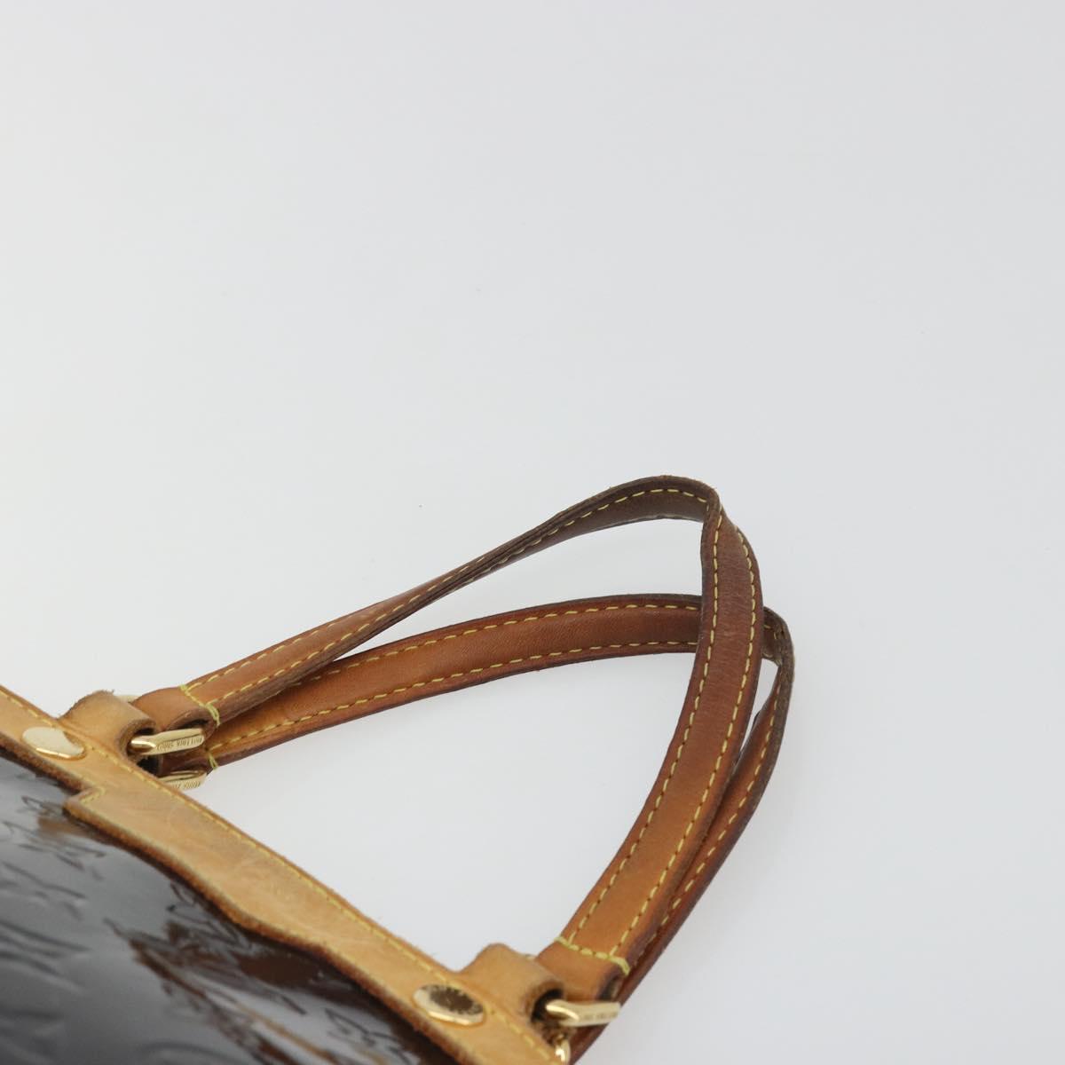 LOUIS VUITTON Monogram Vernis Blair MM Bag 2way Amarante M91619 LV Auth 194675