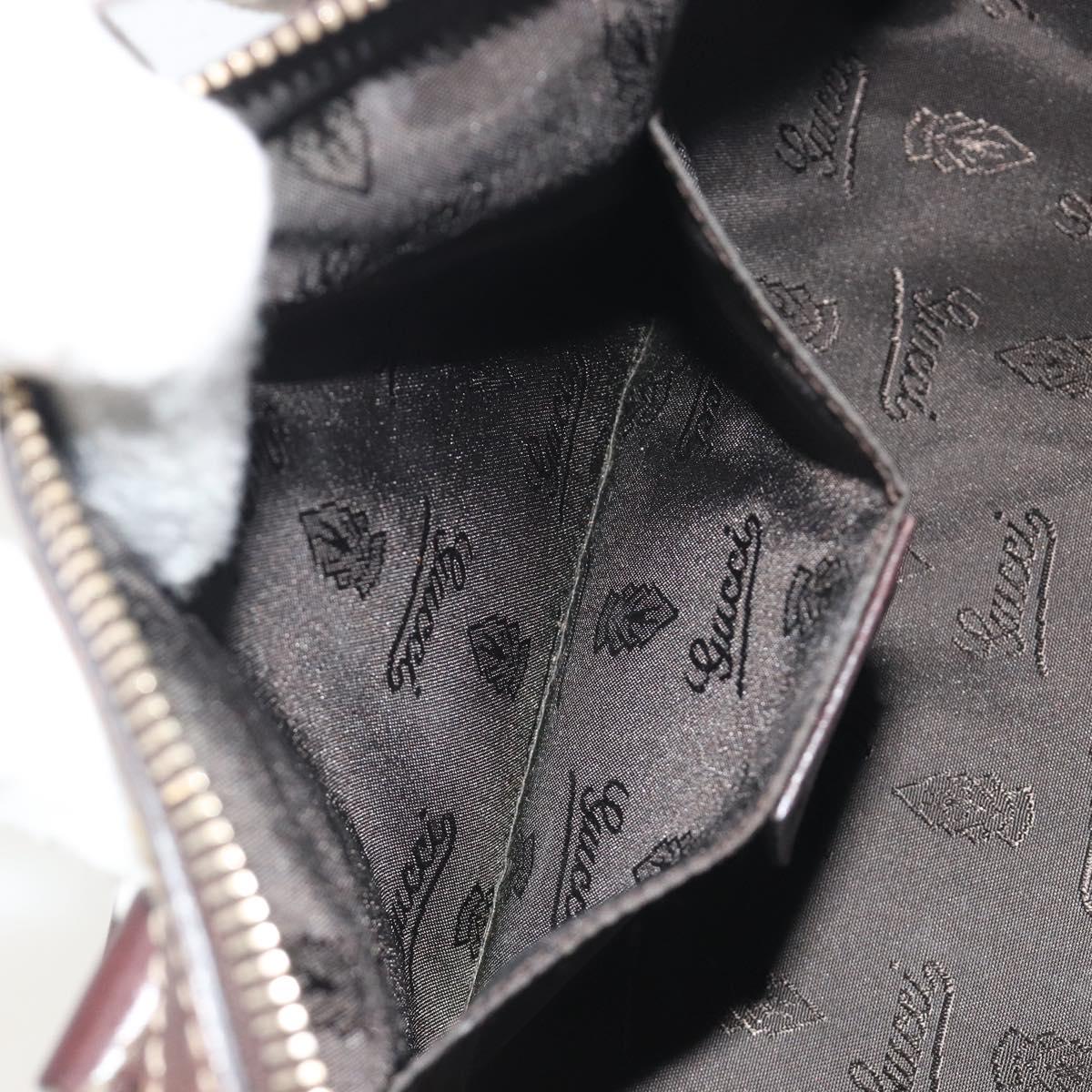 GUCCI GG Crystal Duchessa Boston Bag Coated Canvas Beige Gold 181485 Auth 194676