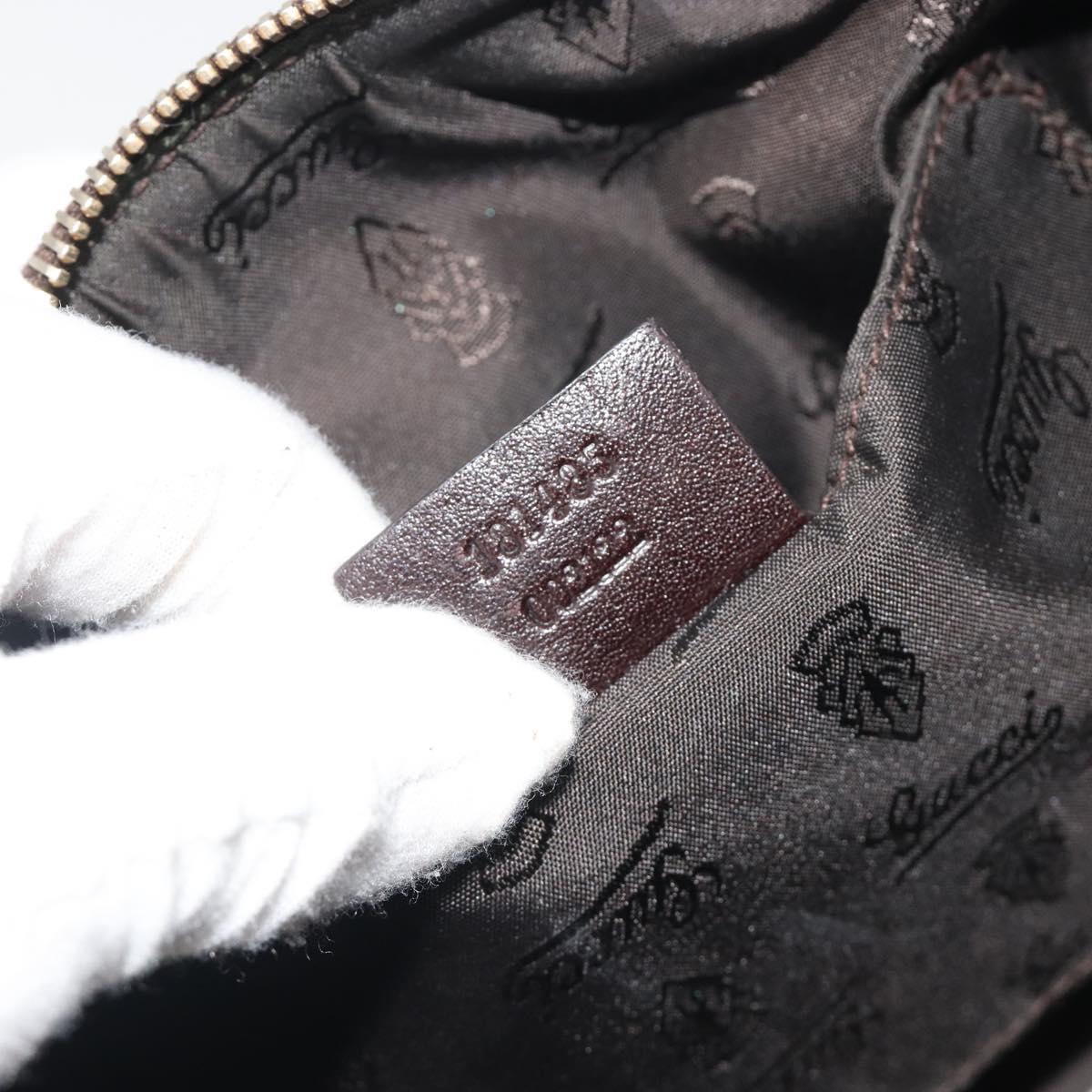 GUCCI GG Crystal Duchessa Boston Bag Coated Canvas Beige Gold 181485 Auth 194676