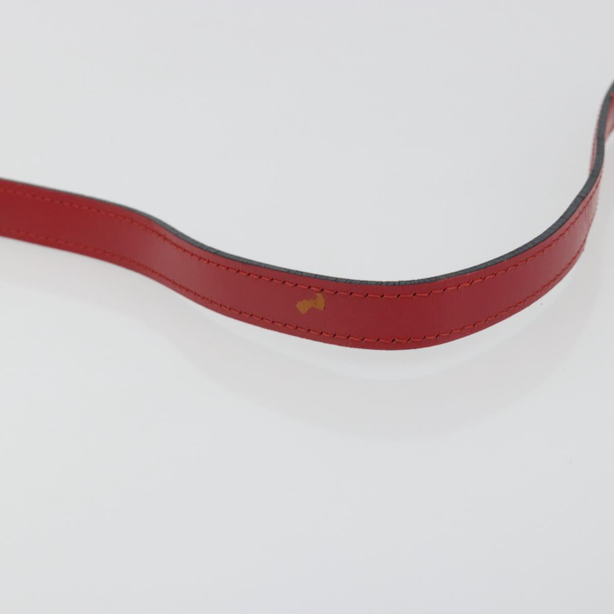 LOUIS VUITTON Epi Jeune Fille MM Shoulder Bag Red M52157 LV Auth 194678A