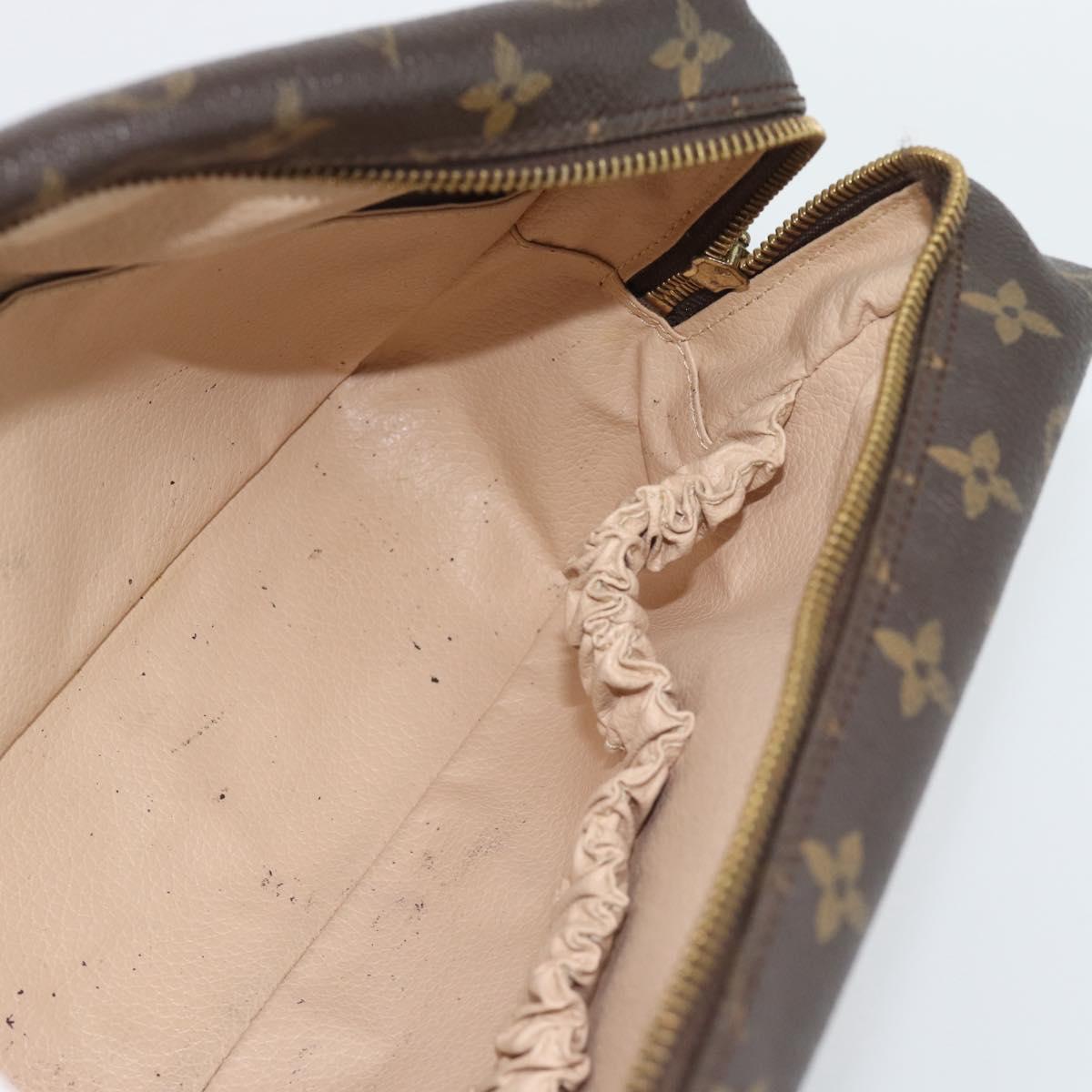 LOUIS VUITTON Monogram Trousse Toilette 28 Clutch Bag M47522 LV Auth 194681