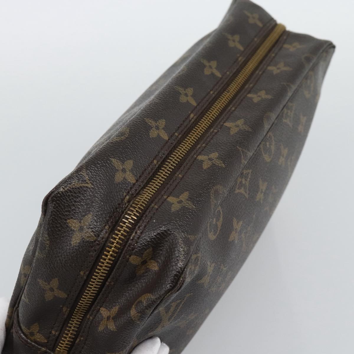 LOUIS VUITTON Monogram Trousse Toilette 28 Clutch Bag M47522 LV Auth 194681