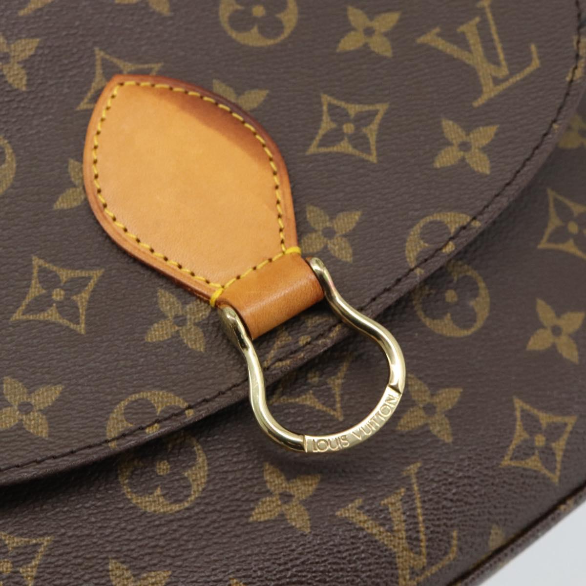 LOUIS VUITTON Monogram Saint Cloud GM Shoulder Bag M51242 LV Auth 194682A
