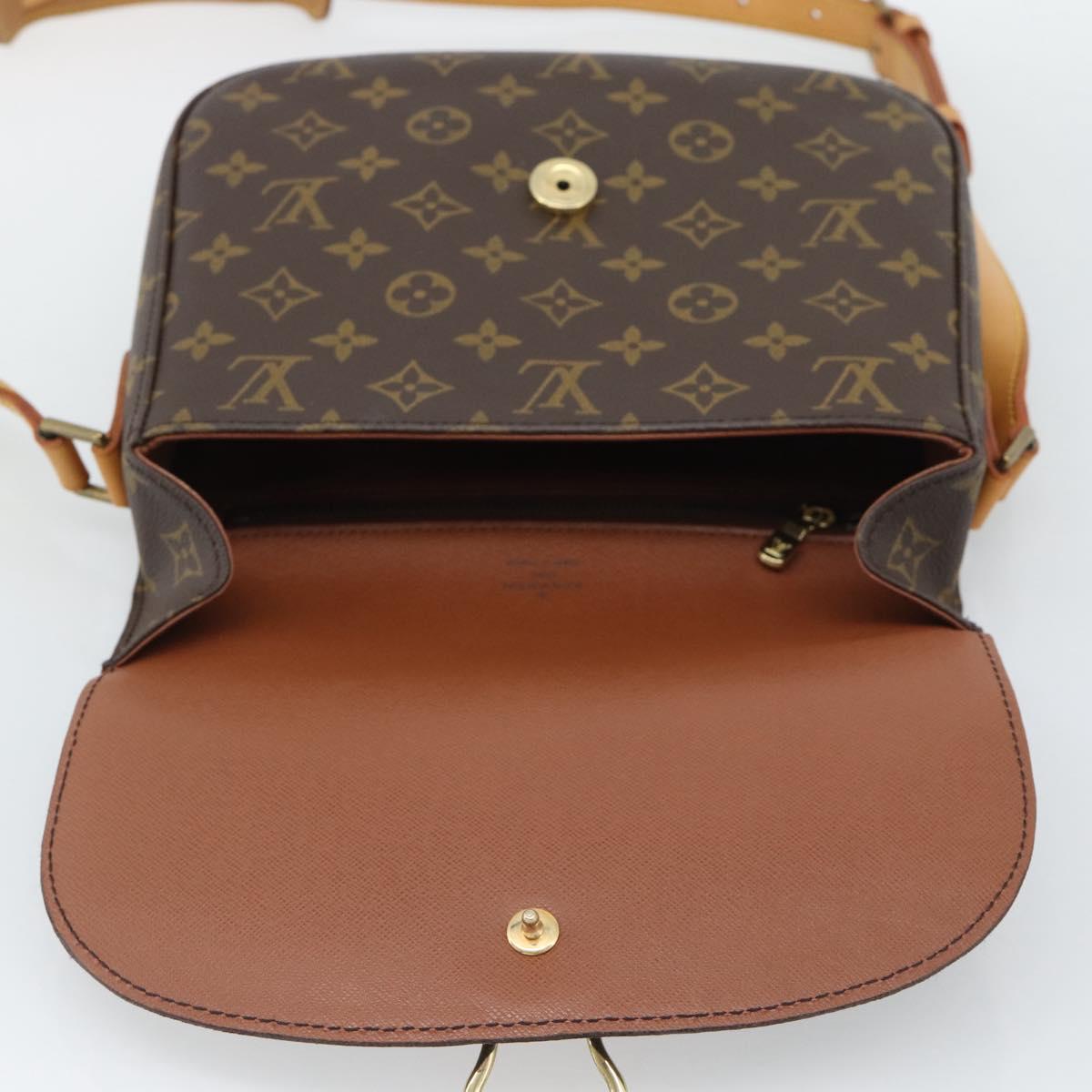 LOUIS VUITTON Monogram Saint Cloud GM Shoulder Bag M51242 LV Auth 194682A