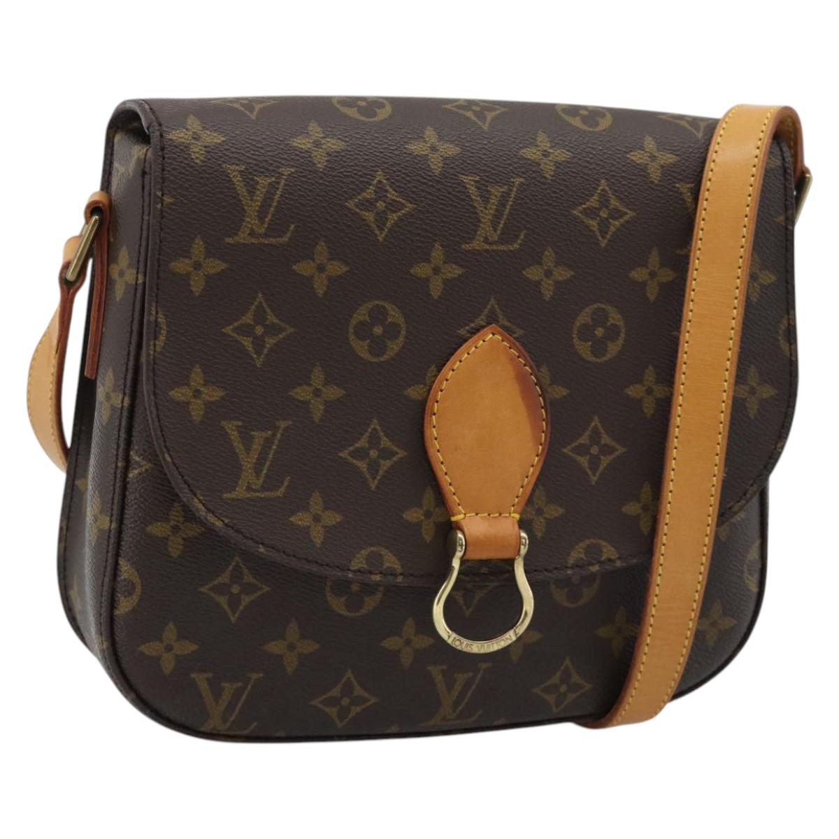 LOUIS VUITTON Monogram Saint Cloud GM Shoulder Bag M51242 LV Auth 194682A