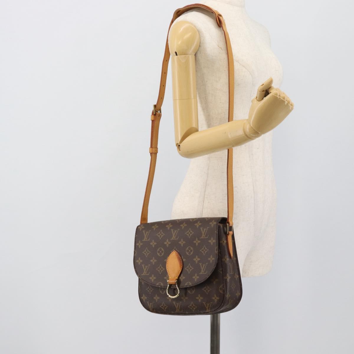 LOUIS VUITTON Monogram Saint Cloud GM Shoulder Bag M51242 LV Auth 194682A