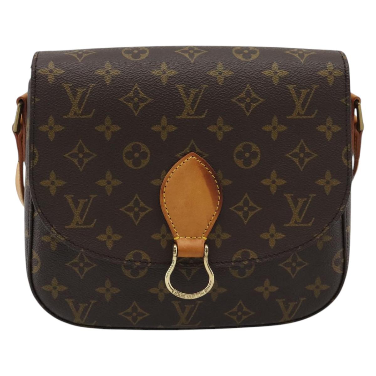 LOUIS VUITTON Monogram Saint Cloud GM Shoulder Bag M51242 LV Auth 194682A