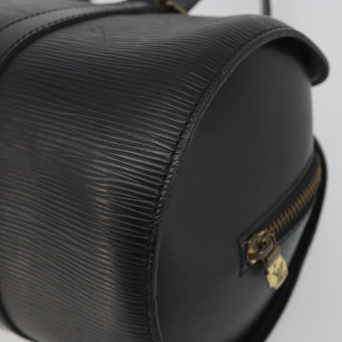 LOUIS VUITTON Epi Soufflot Hand Bag Black M52222 LV Auth 194686