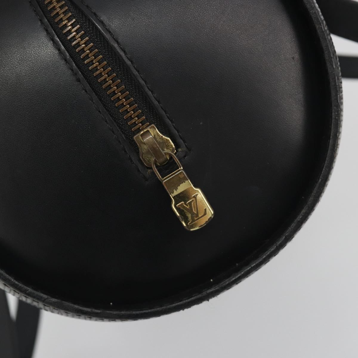 LOUIS VUITTON Epi Soufflot Hand Bag Black M52222 LV Auth 194686
