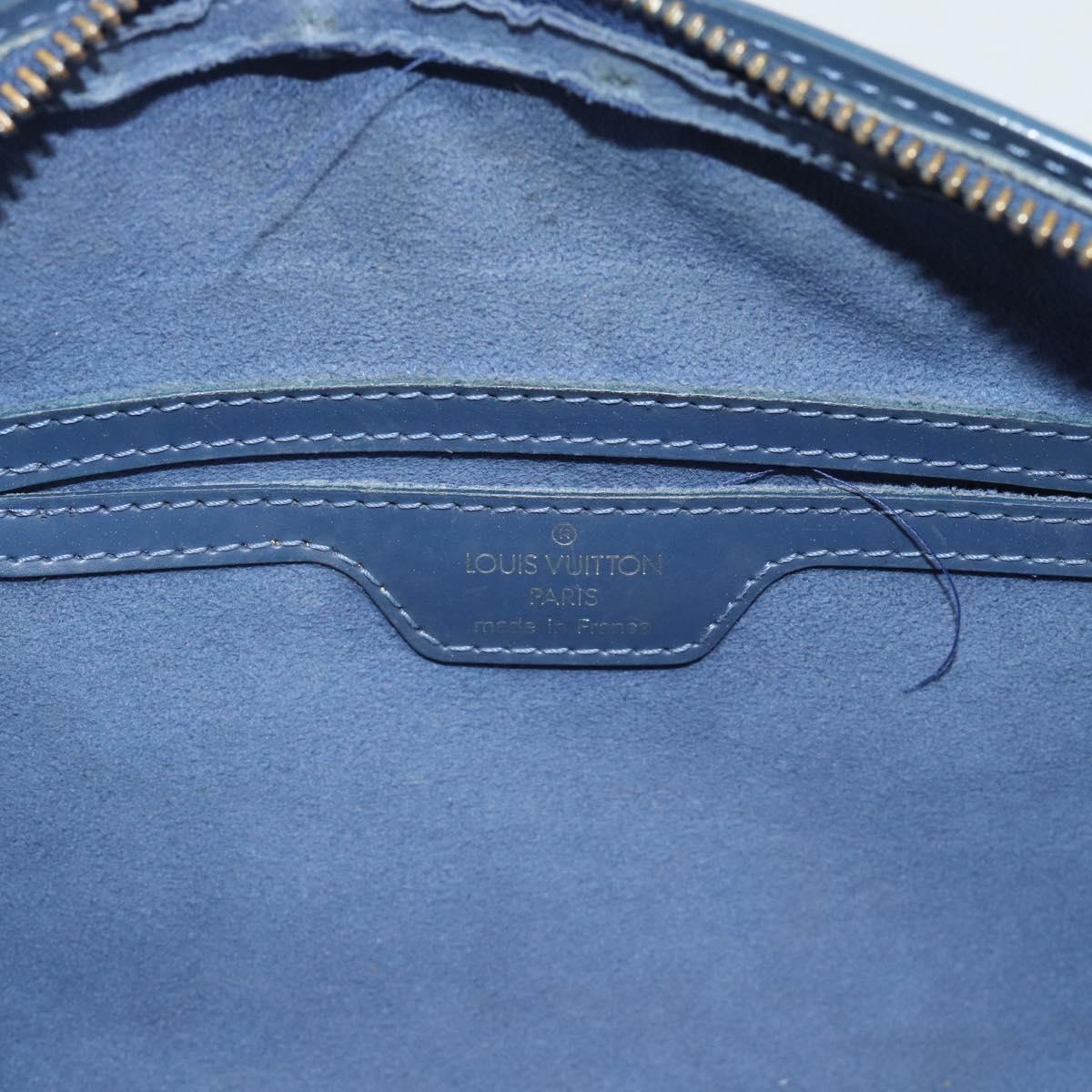 LOUIS VUITTON Epi Soufflot Hand Bag Safir LV Auth 194688