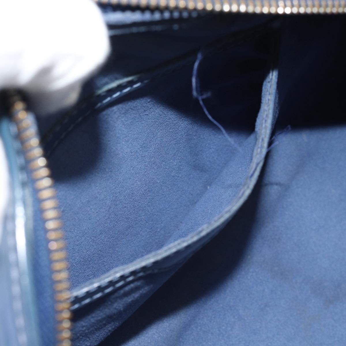 LOUIS VUITTON Epi Soufflot Hand Bag Safir LV Auth 194688