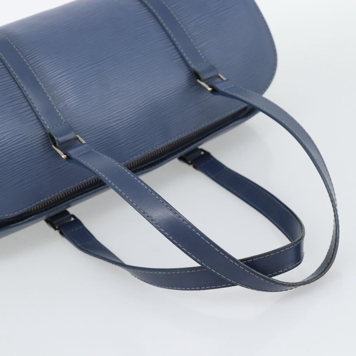 LOUIS VUITTON Epi Soufflot Hand Bag Safir LV Auth 194688