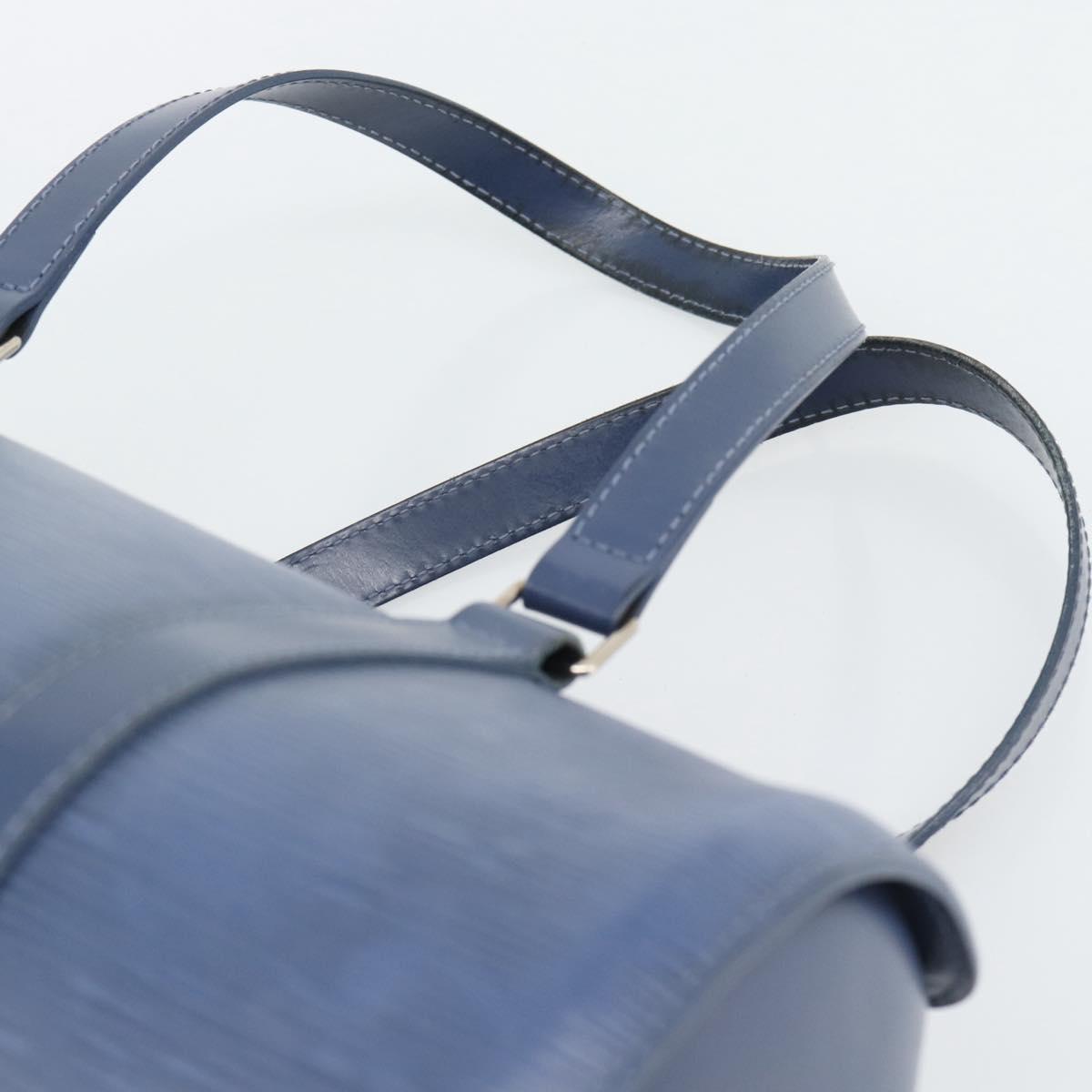 LOUIS VUITTON Epi Soufflot Hand Bag Safir LV Auth 194688