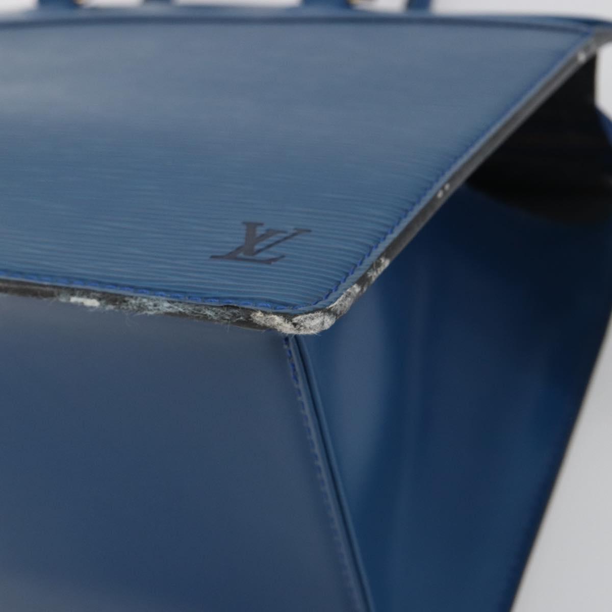 LOUIS VUITTON Epi Riviera Hand Bag Blue M48185 LV Auth 194692