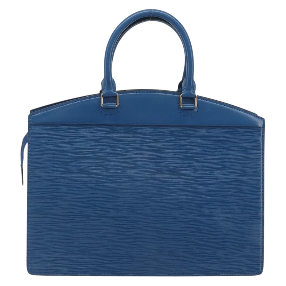 LOUIS VUITTON Epi Riviera Hand Bag Blue M48185 LV Auth 194692