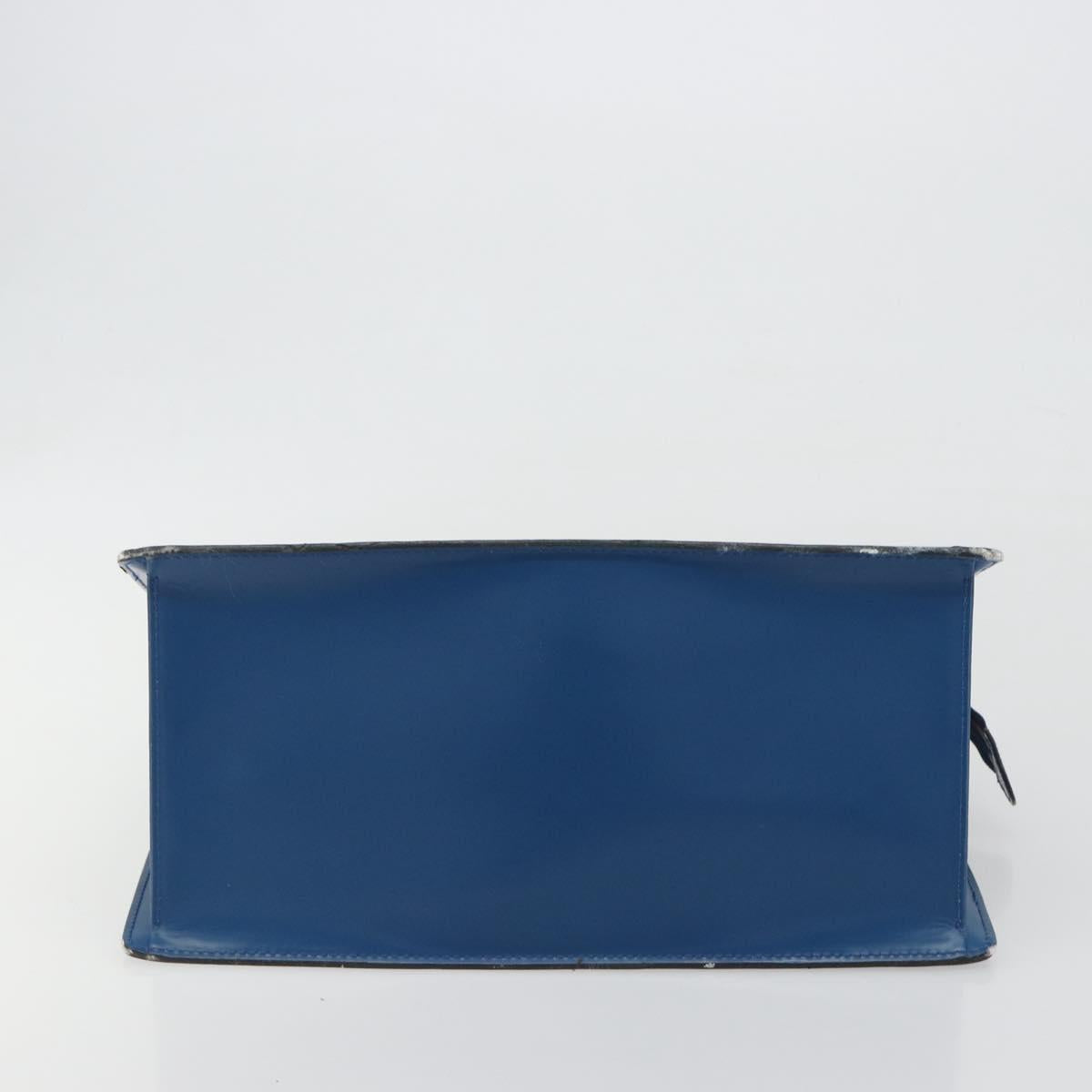 LOUIS VUITTON Epi Riviera Hand Bag Blue M48185 LV Auth 194692