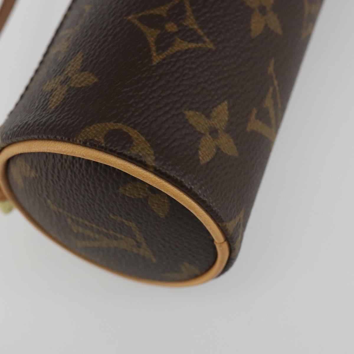 LOUIS VUITTON Monogram Papillon Pouch LV Auth 194693V