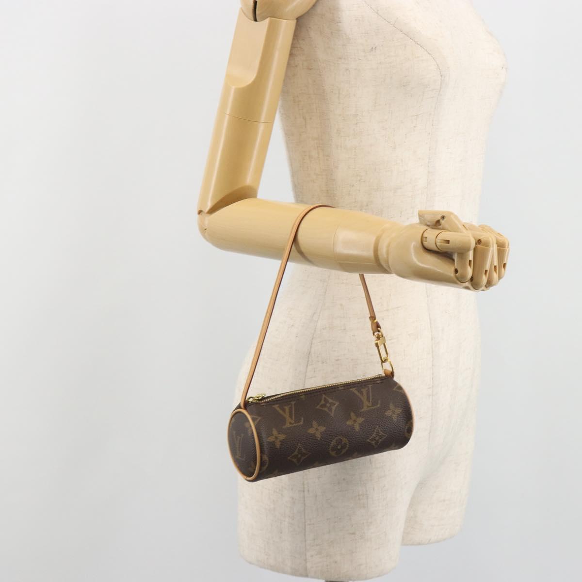 LOUIS VUITTON Monogram Papillon Pouch LV Auth 194693V