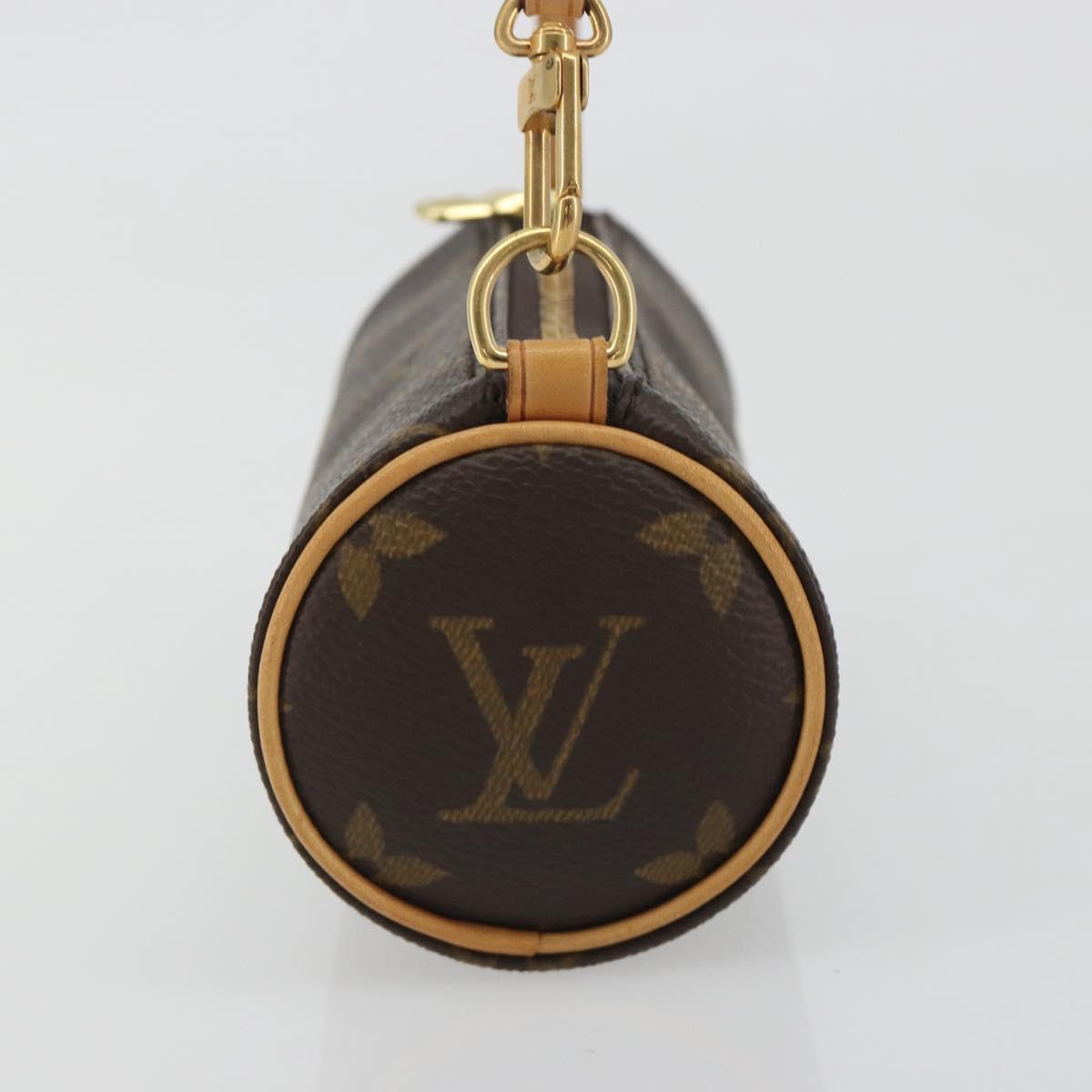LOUIS VUITTON Monogram Papillon Pouch LV Auth 194693V