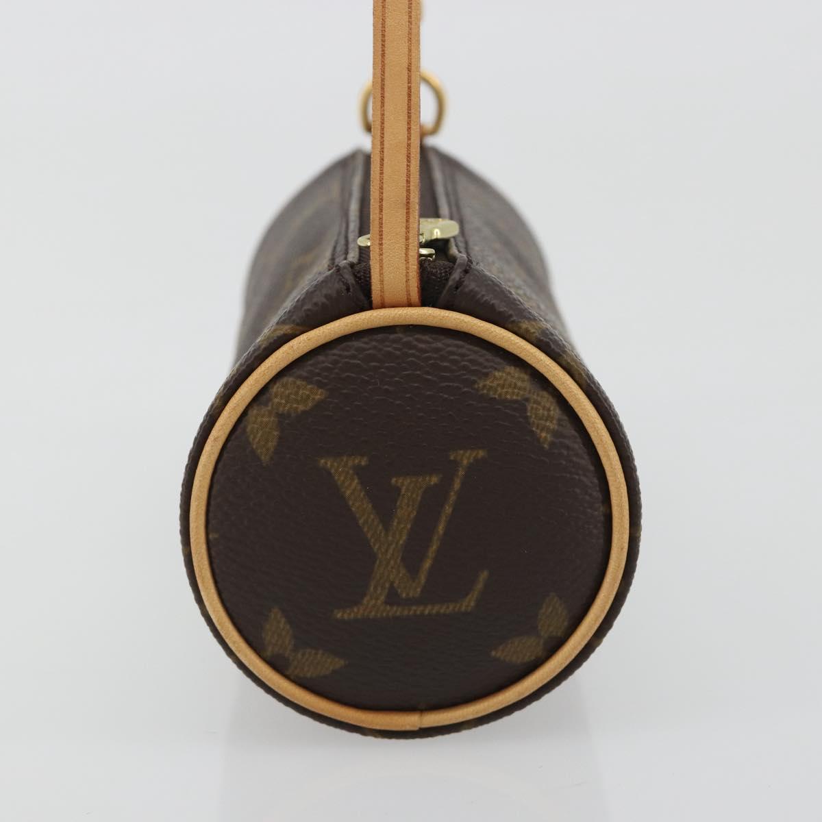 LOUIS VUITTON Monogram Papillon Pouch LV Auth 194693V