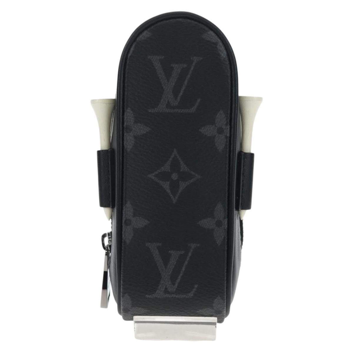 LOUIS VUITTON Monogram Eclipse Set Golf Andrews Bag Charm GI0344 LV Auth 194695M