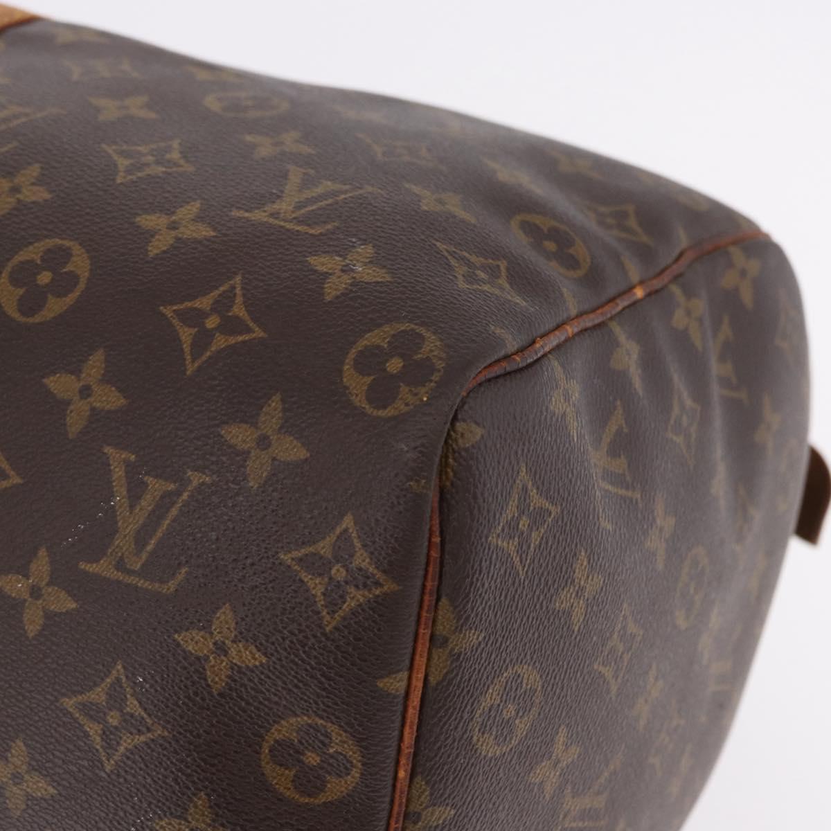 LOUIS VUITTON Monogram Keepall 55 Boston Bag M41424 LV Auth 194701