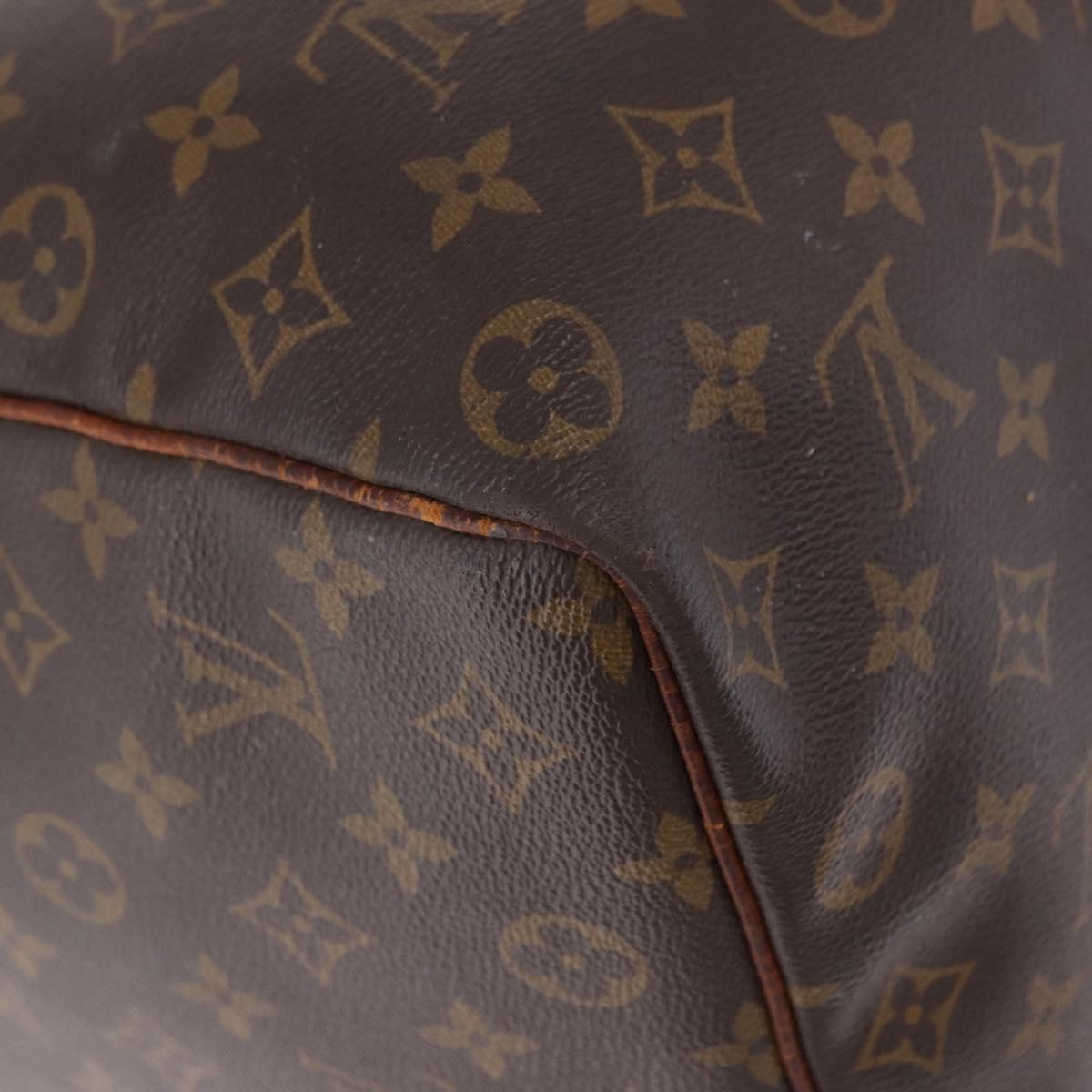 LOUIS VUITTON Monogram Keepall 55 Boston Bag M41424 LV Auth 194701