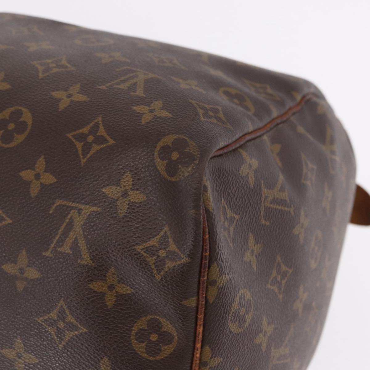 LOUIS VUITTON Monogram Keepall 55 Boston Bag M41424 LV Auth 194701