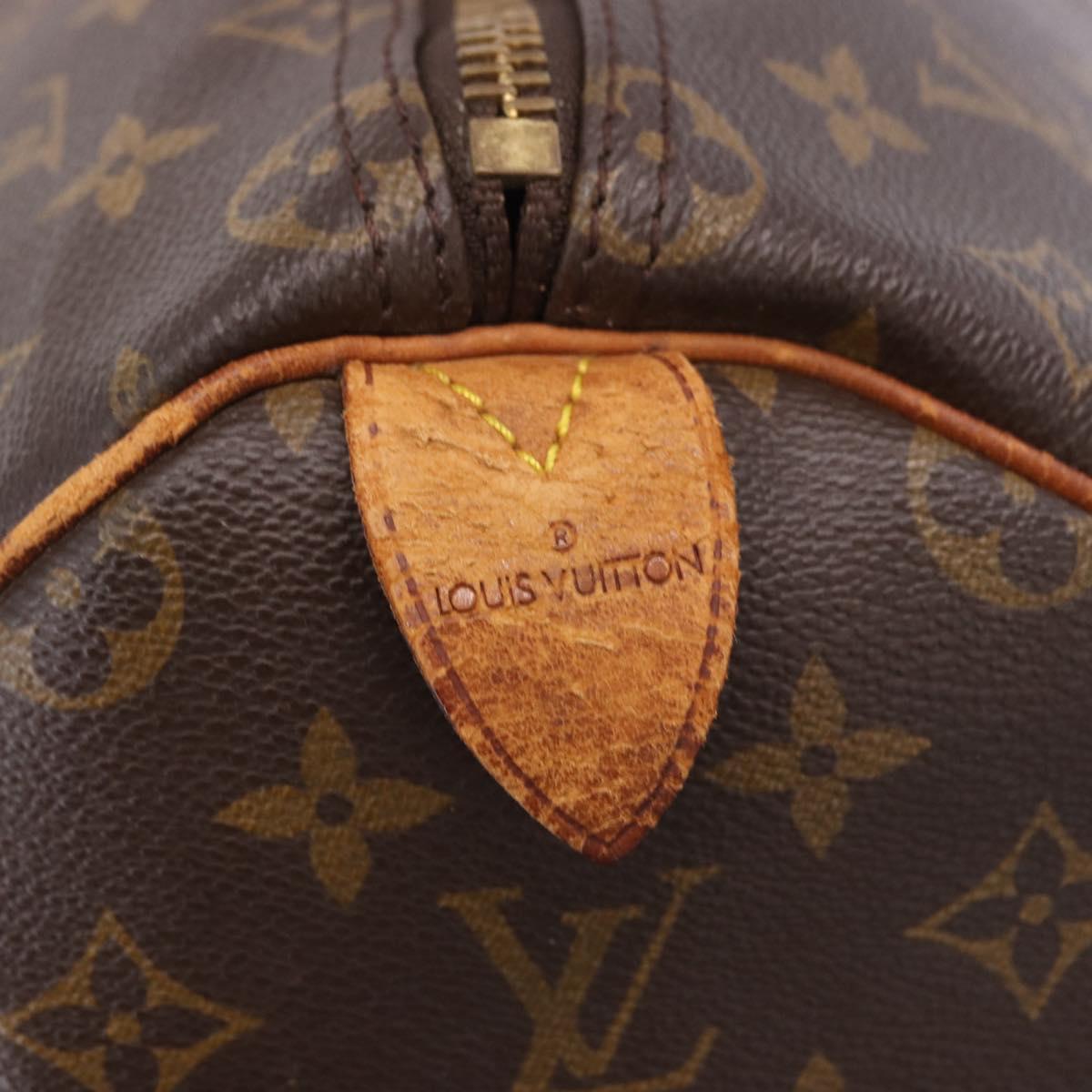 LOUIS VUITTON Monogram Keepall 55 Boston Bag M41424 LV Auth 194701