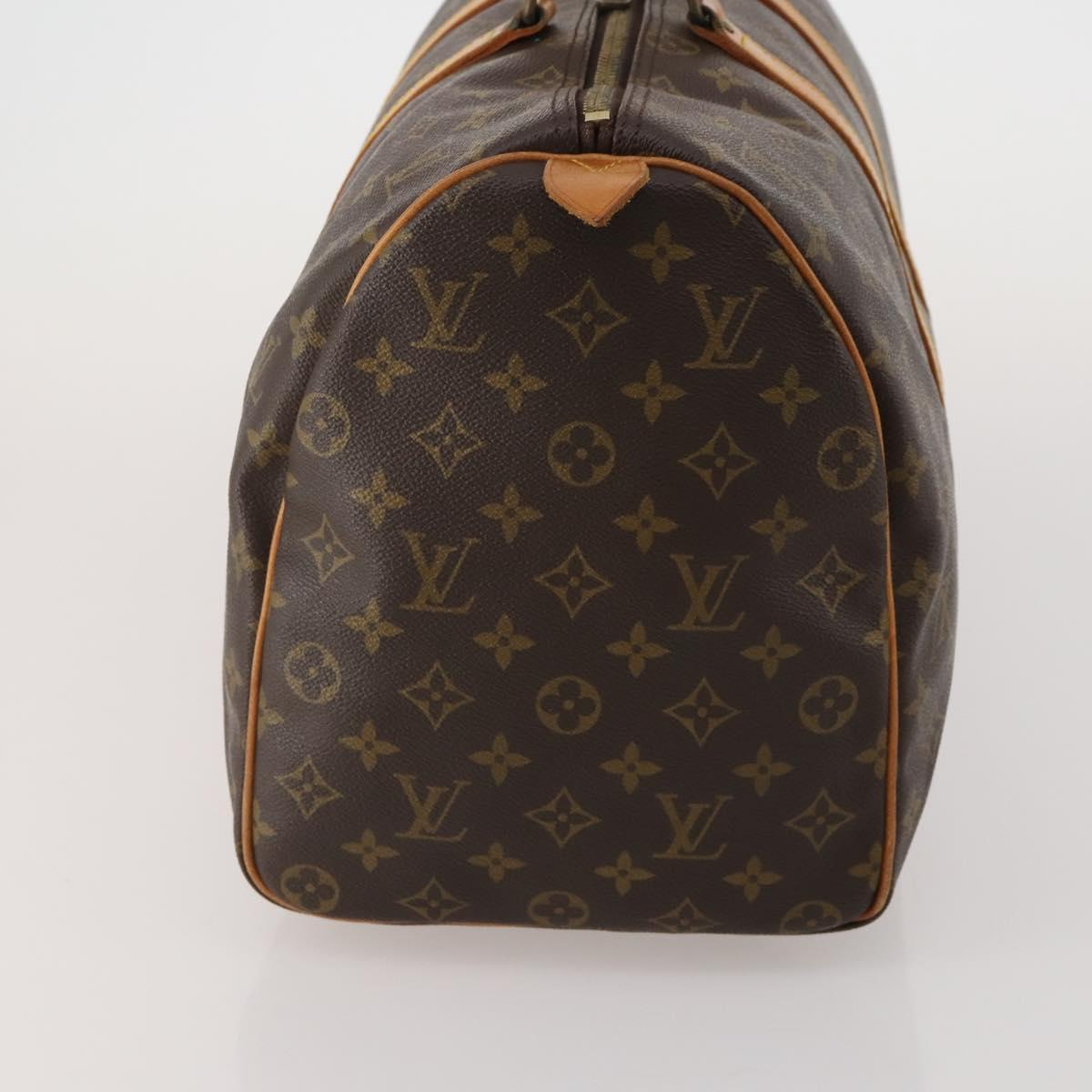 LOUIS VUITTON Monogram Keepall 45 Boston Bag M41428 LV Auth 194702V