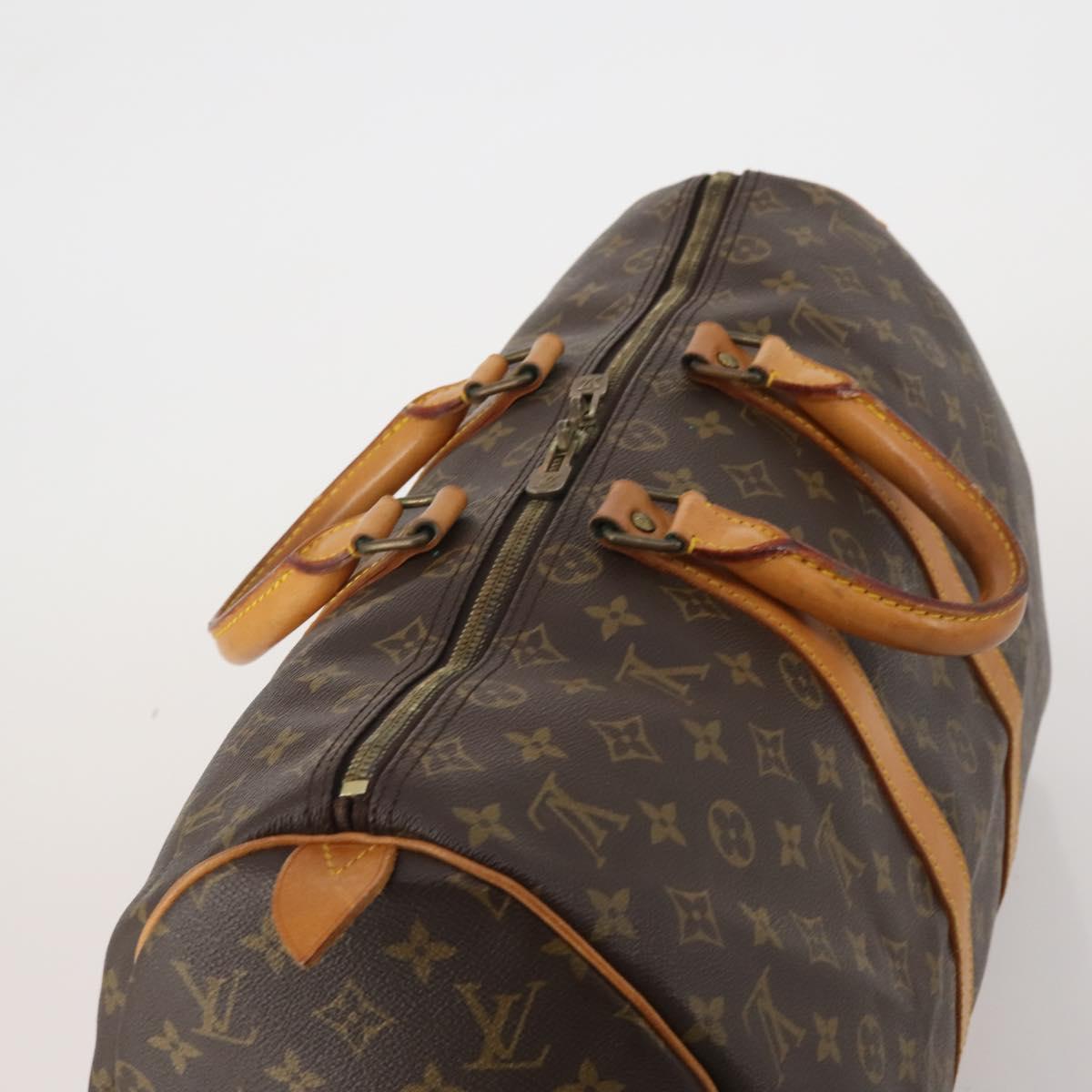 LOUIS VUITTON Monogram Keepall 45 Boston Bag M41428 LV Auth 194702V