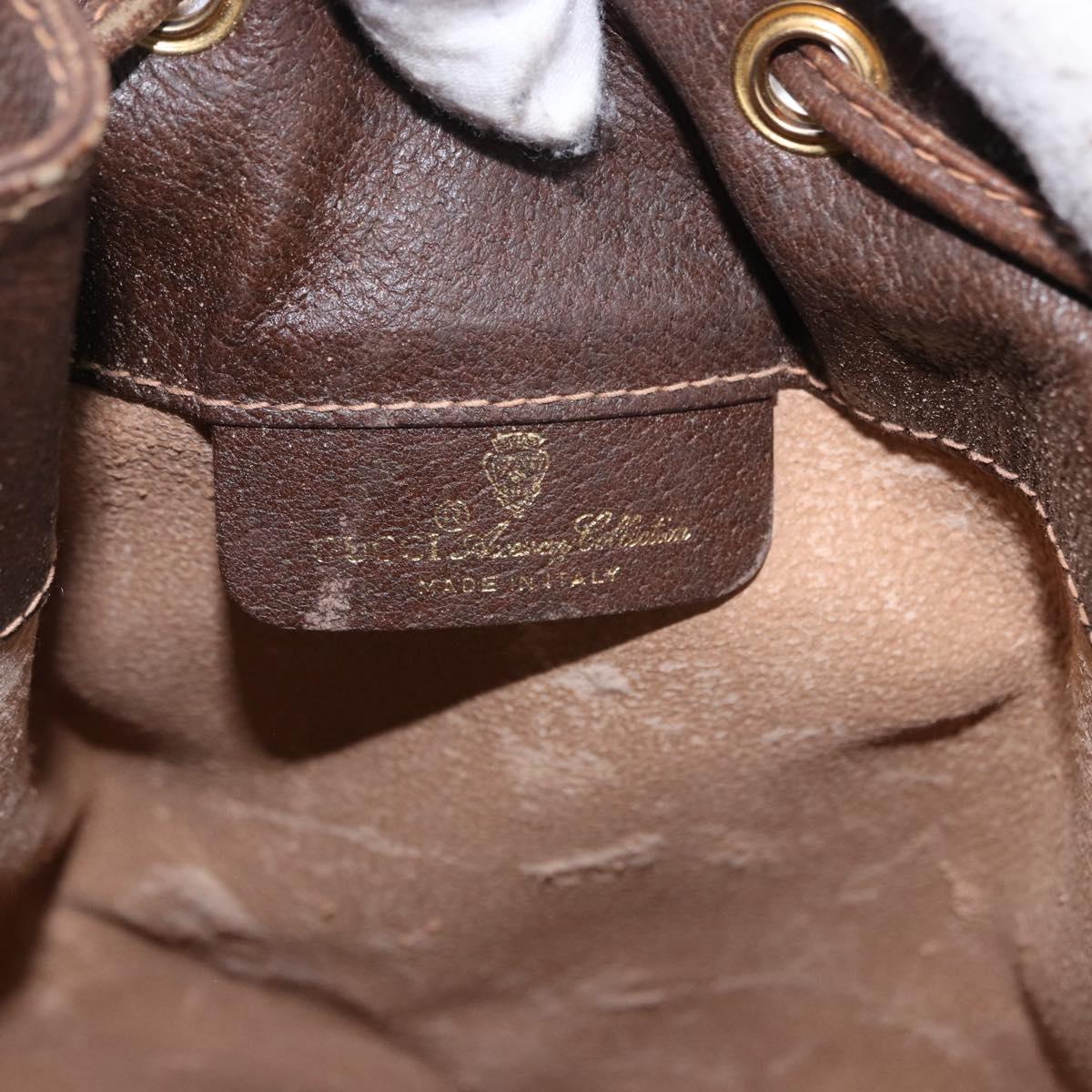 GUCCI GG Supreme Web Sherry Line Bag PVC Beige Gold 164 02 085 Auth 194703