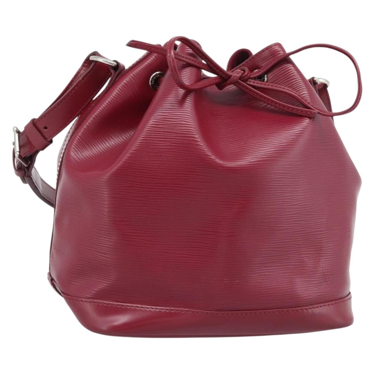 LOUIS VUITTON Epi Petit Noe Shoulder Bag Fuchsia M40676 LV Auth 194705SAV