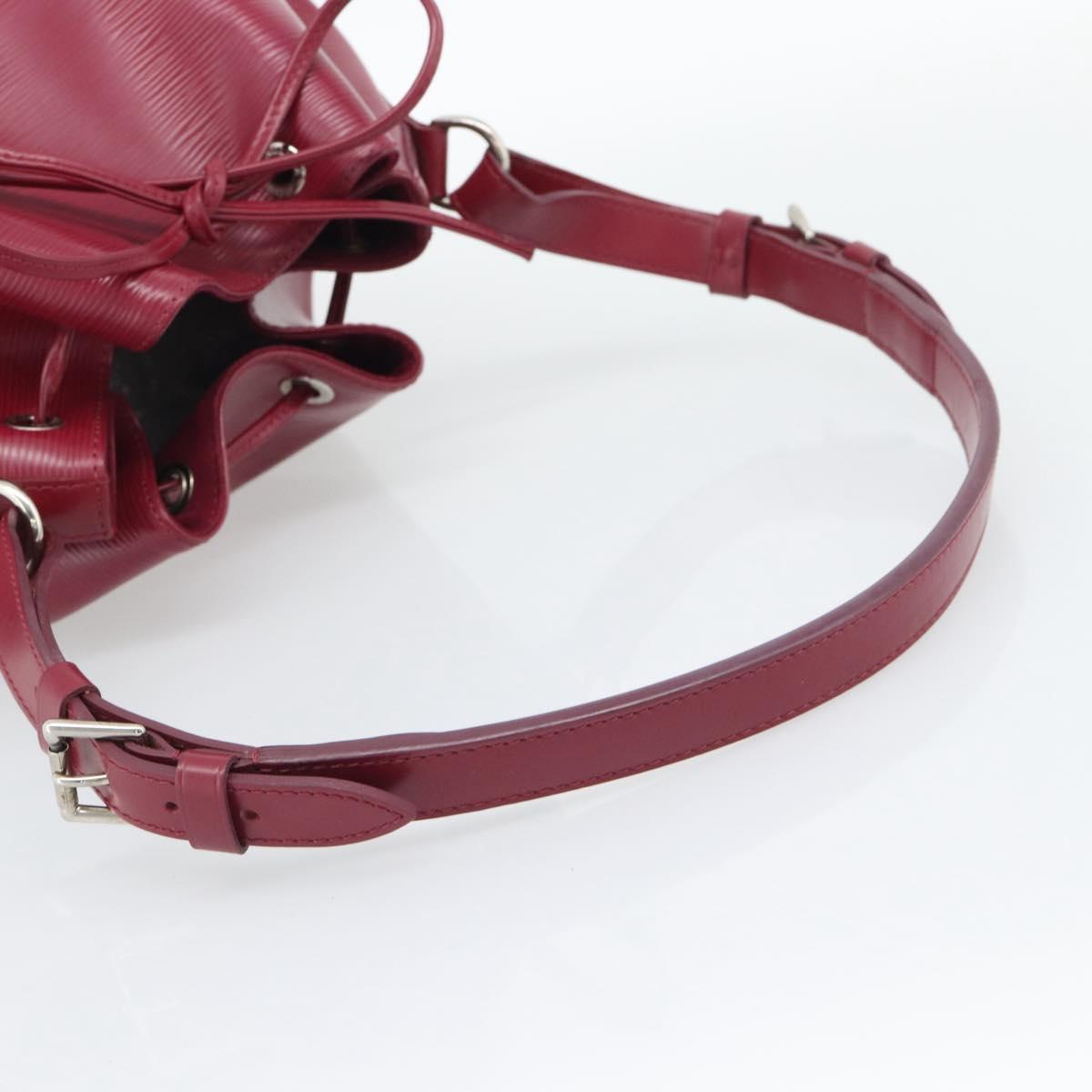 LOUIS VUITTON Epi Petit Noe Shoulder Bag Fuchsia M40676 LV Auth 194705SAV