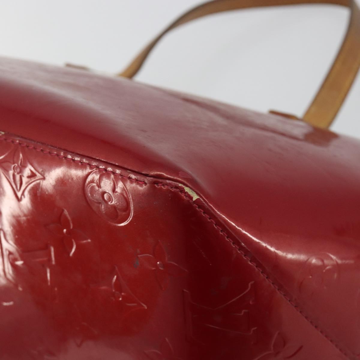 LOUIS VUITTON Monogram Vernis Bellevue PM Bag Pomme D'amour M93583 Auth 194706