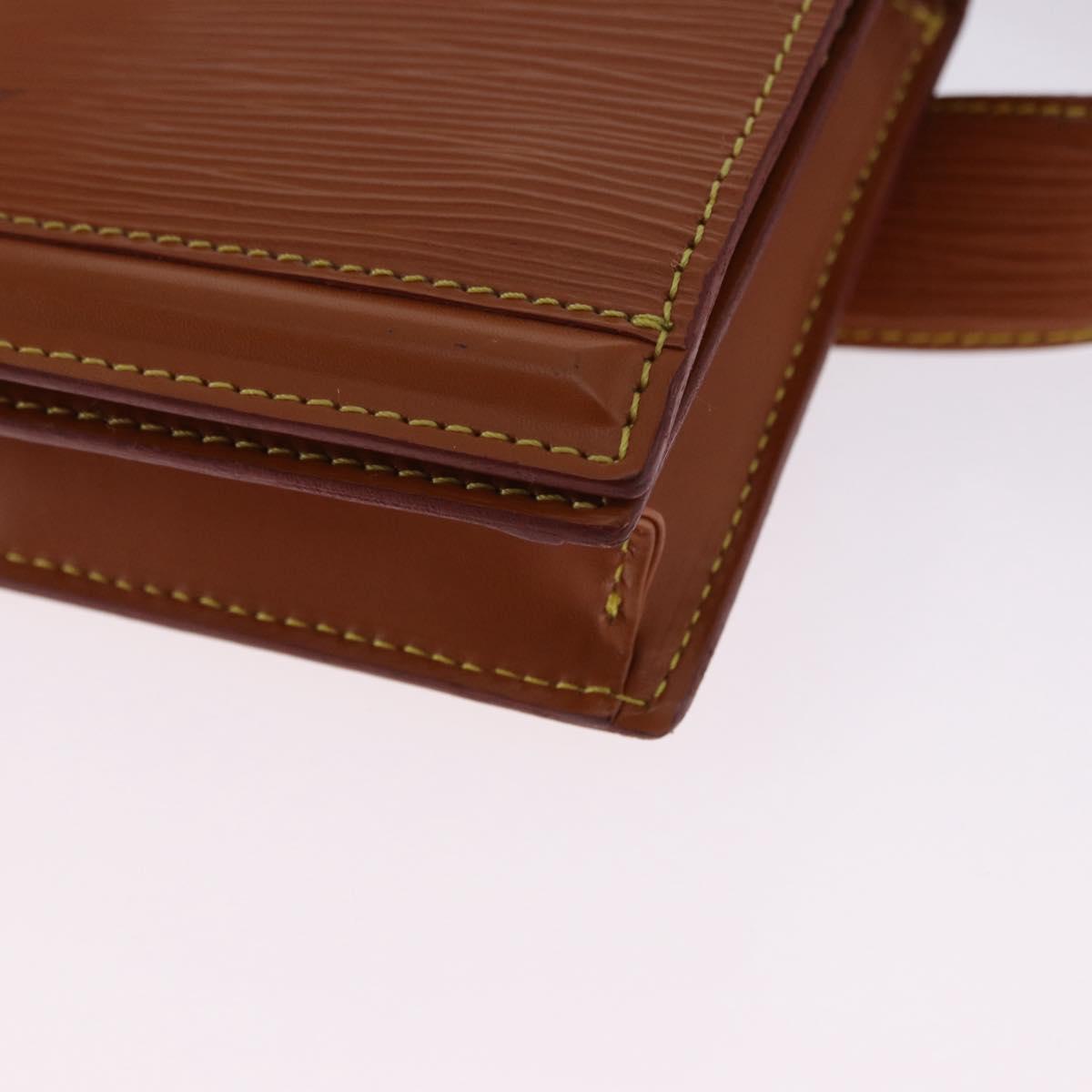 LOUIS VUITTON Epi Ceinture Tilsitt Pochette Zipangu Gold M52598 LV Auth 194712V