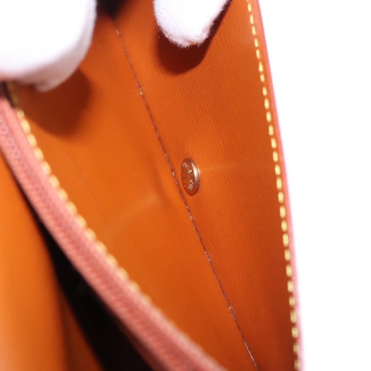 LOUIS VUITTON Epi Ceinture Tilsitt Pochette Zipangu Gold M52598 LV Auth 194712V