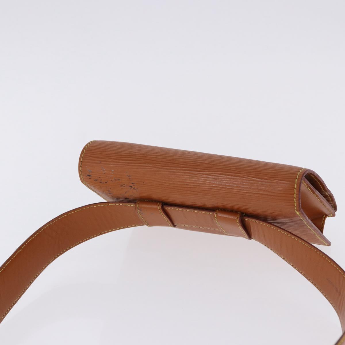 LOUIS VUITTON Epi Ceinture Tilsitt Pochette Zipangu Gold M52598 LV Auth 194712V
