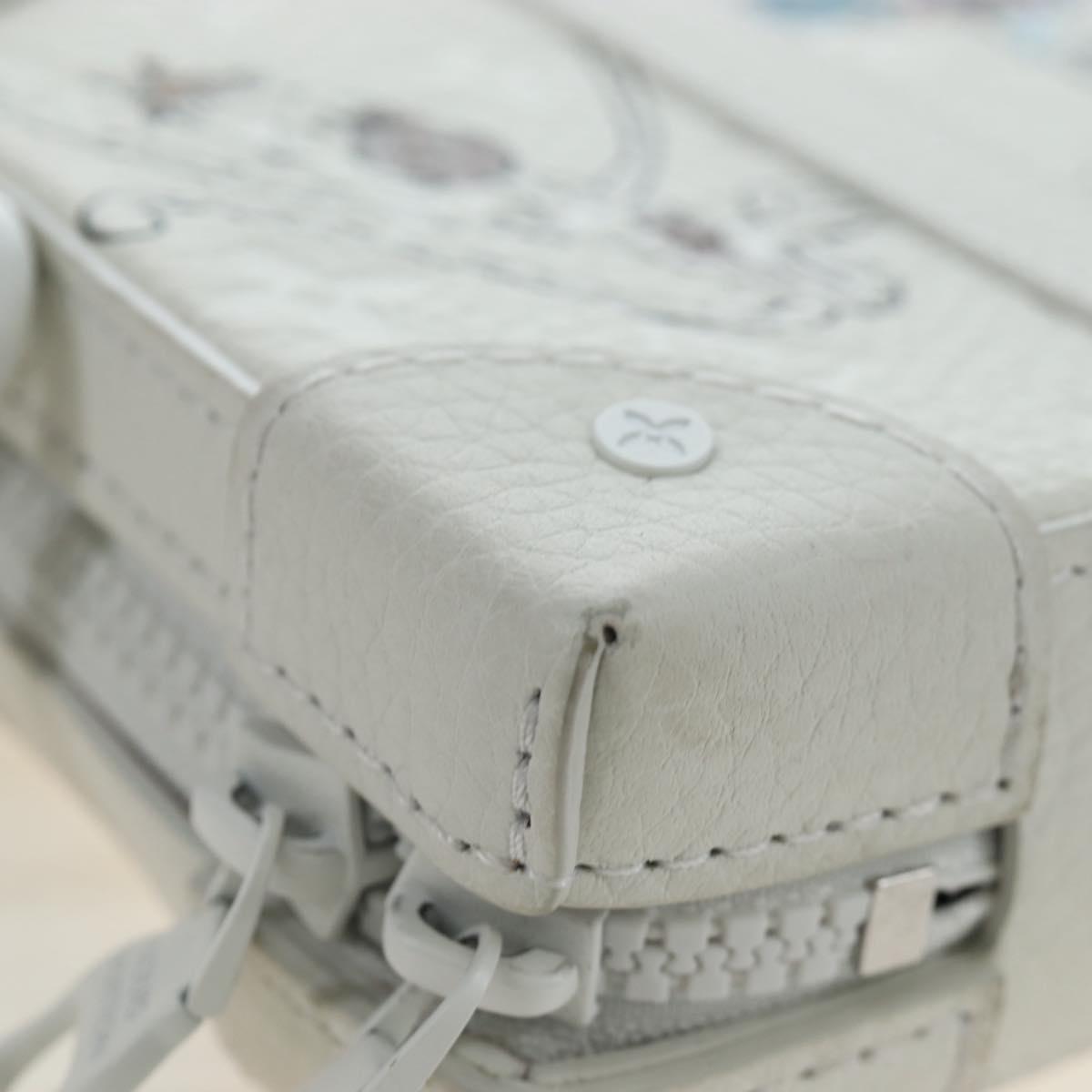LOUIS VUITTON Taurillon Clemence Soft Trunk LV Friends M80146 Auth 194713SAM